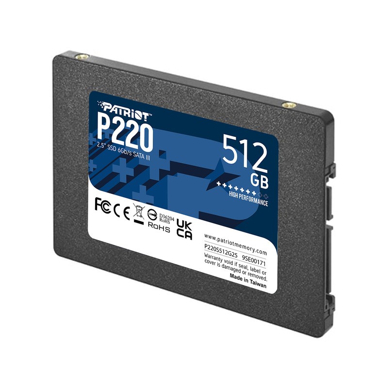 SSDداخلیPATRIOT P220_ظرفیت512GB SATAIII