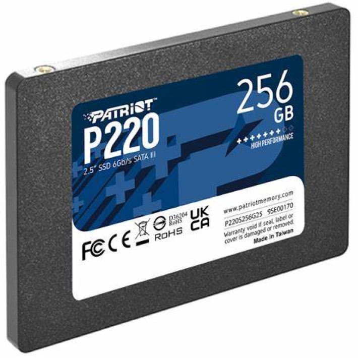 اس اس دی اینترنال پتریوت مدل P220ظرفیت 256 گیگابایت SATAIII