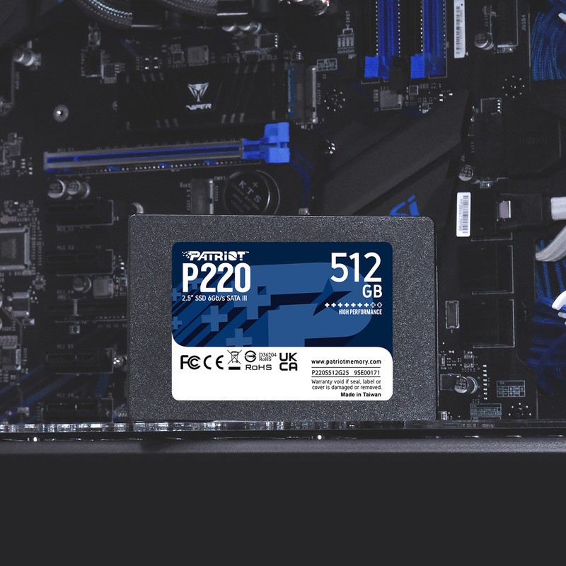 SSDداخلیPATRIOT P220_ظرفیت512GB SATAIII